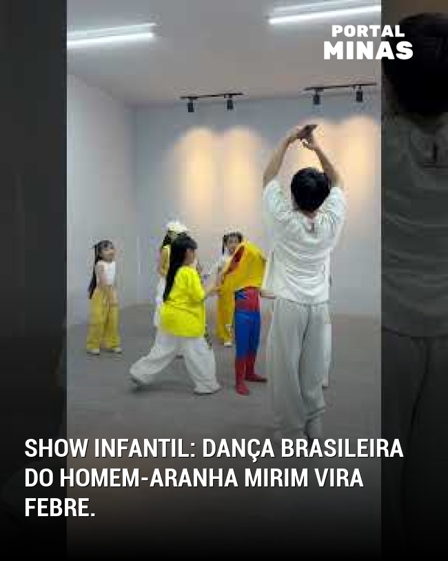 Show infantil: Dança brasileira do Homem-Aranha mirim vira febre.