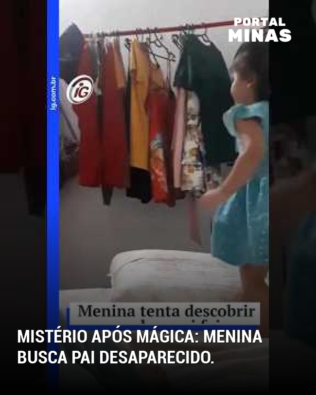 Mistério após mágica: menina busca pai desaparecido.
