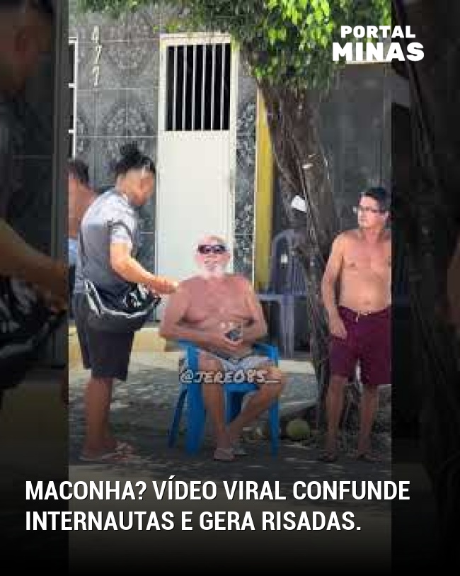 Maconha? Vídeo viral confunde internautas e gera risadas.