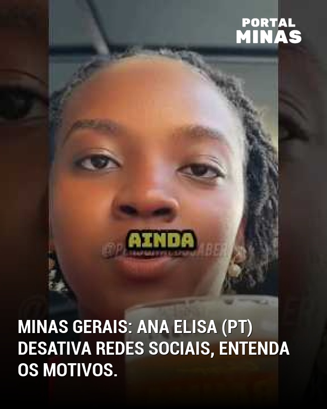 Minas Gerais: Ana Elisa (PT) desativa redes sociais, entenda os motivos.