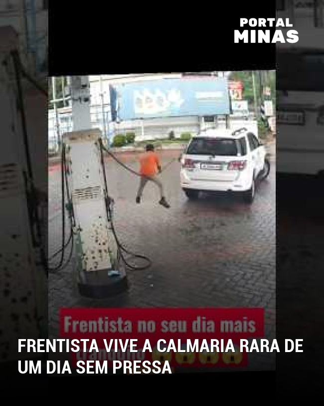 Frentista vive a calmaria rara de um dia sem pressa