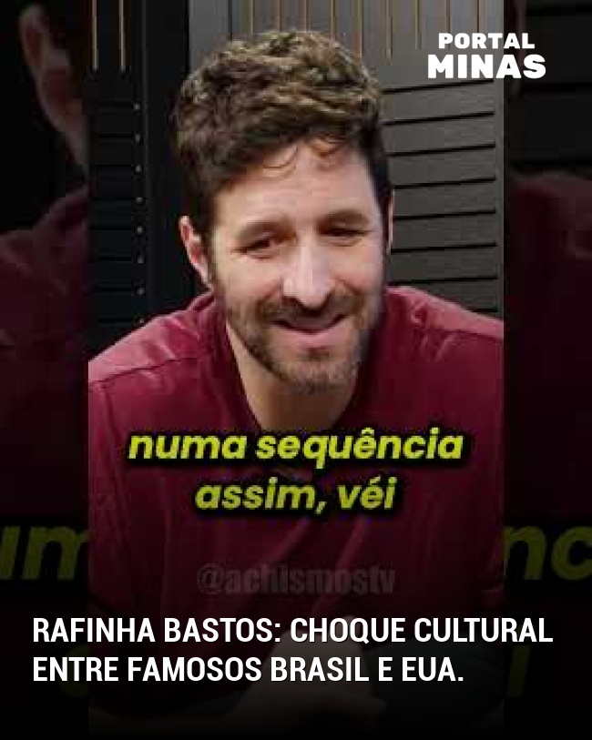 Rafinha Bastos: choque cultural entre famosos Brasil e EUA.