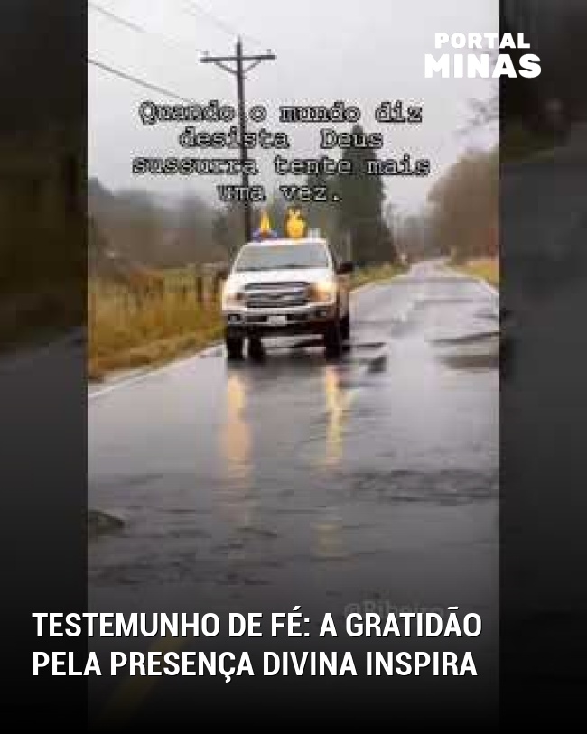 Testemunho de Fé: A gratidão pela presença divina inspira