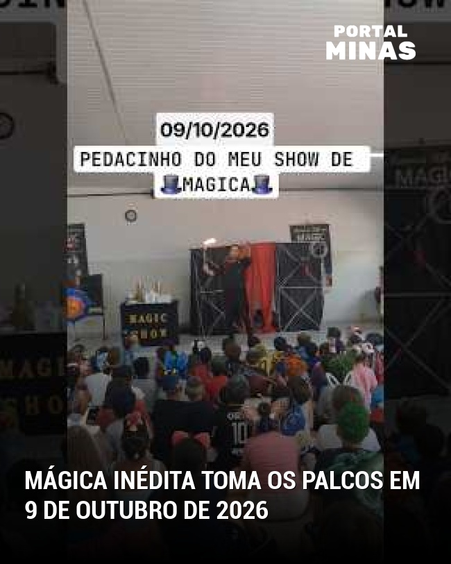 Mágica inédita toma os palcos em 9 de outubro de 2026