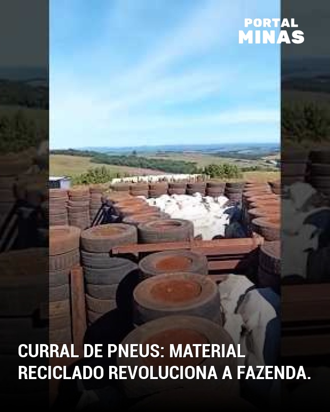 Curral de Pneus: Material Reciclado Revoluciona a Fazenda.