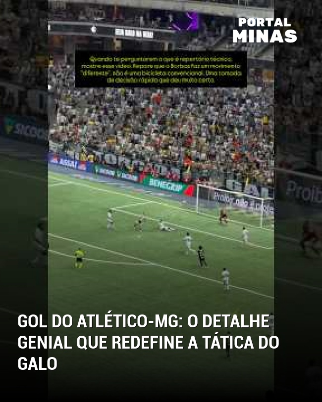 Gol do Atlético-MG: O detalhe genial que redefine a tática do Galo