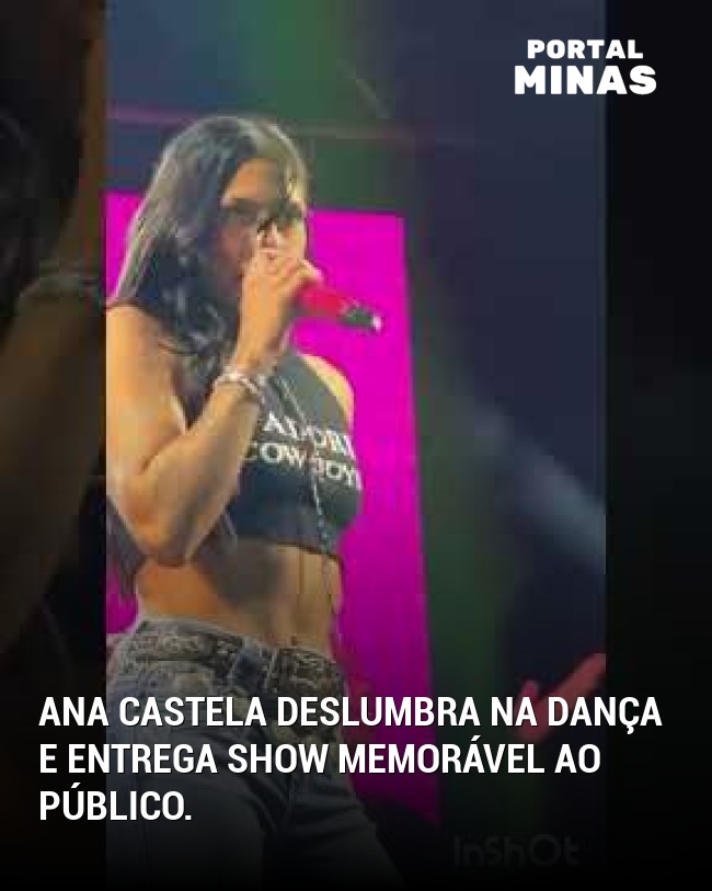Ana Castela deslumbra na dança e entrega show memorável ao público.