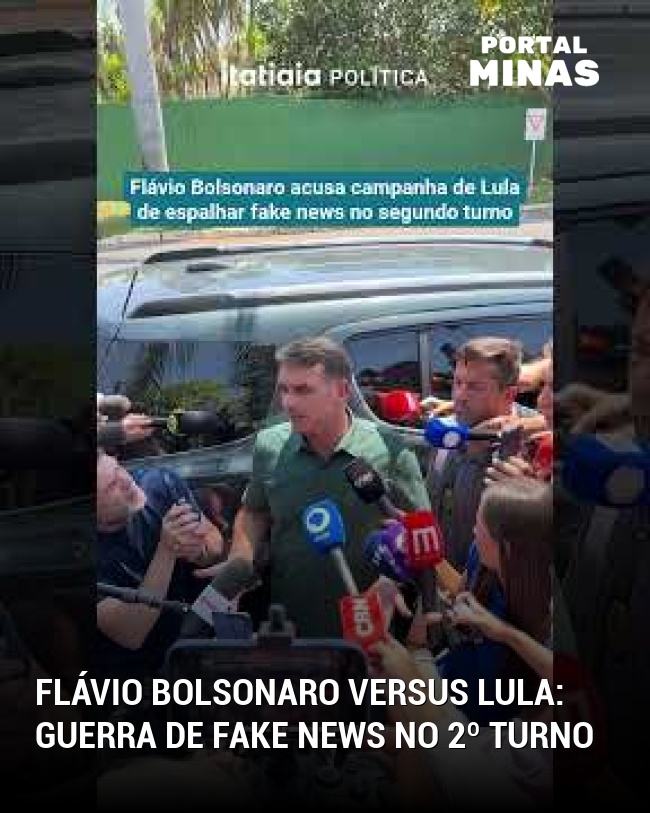 Flávio Bolsonaro versus Lula: guerra de fake news no 2º turno