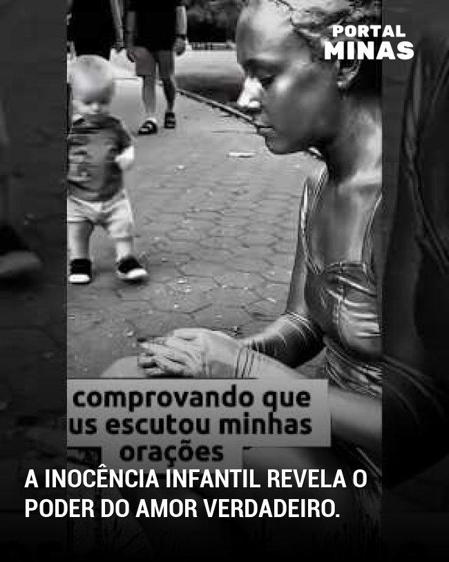 A inocência infantil revela o poder do amor verdadeiro.