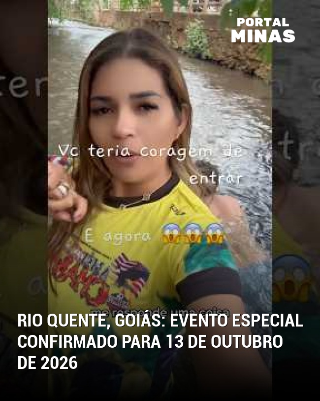 Rio Quente, Goiás: Evento especial confirmado para 13 de outubro de 2026