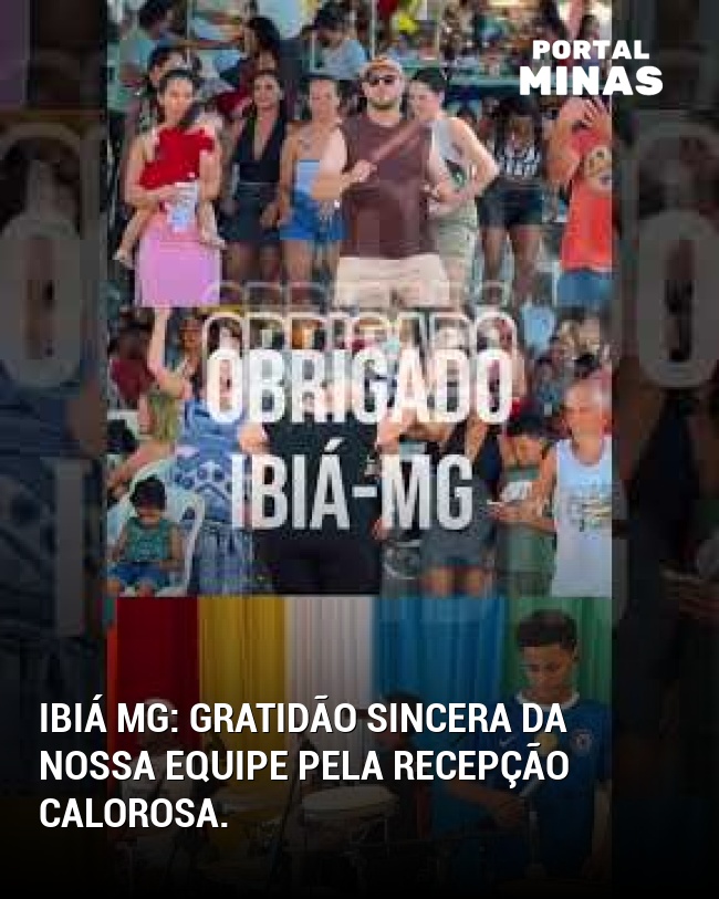 Ibiá MG: Gratidão sincera da nossa equipe pela recepção calorosa.