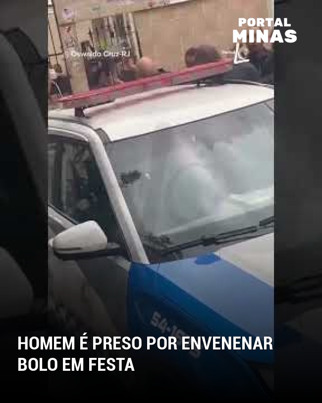 Homem é preso por envenenar bolo em festa