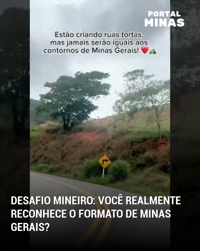 Desafio mineiro: você realmente reconhece o formato de Minas Gerais?