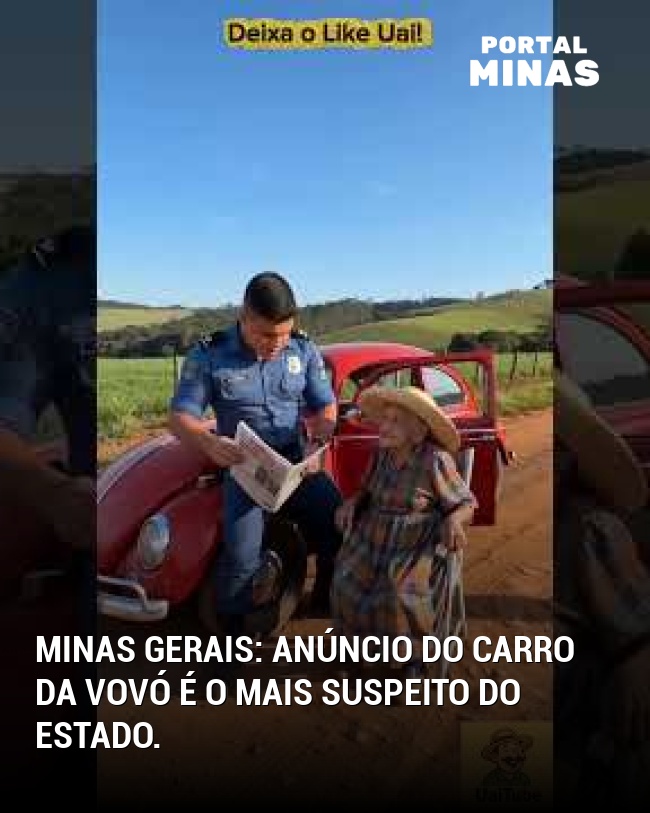 Minas Gerais: Anúncio do carro da vovó é o mais suspeito do estado.