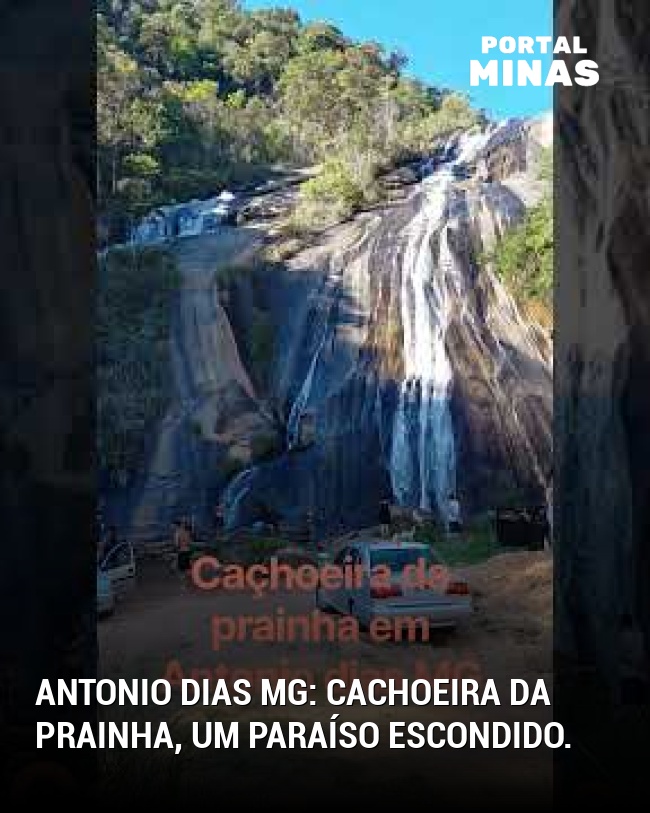 Antonio Dias MG: Cachoeira da Prainha, um paraíso escondido.