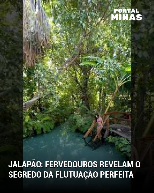 Jalapão: fervedouros revelam o segredo da flutuação perfeita