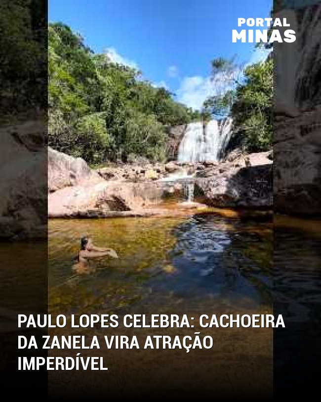 Paulo Lopes celebra: Cachoeira da Zanela vira atração imperdível