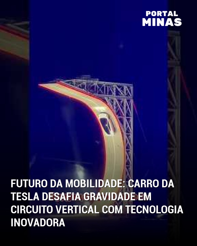 Futuro da Mobilidade: Carro da Tesla Desafia Gravidade em Circuito Vertical com Tecnologia Inovadora