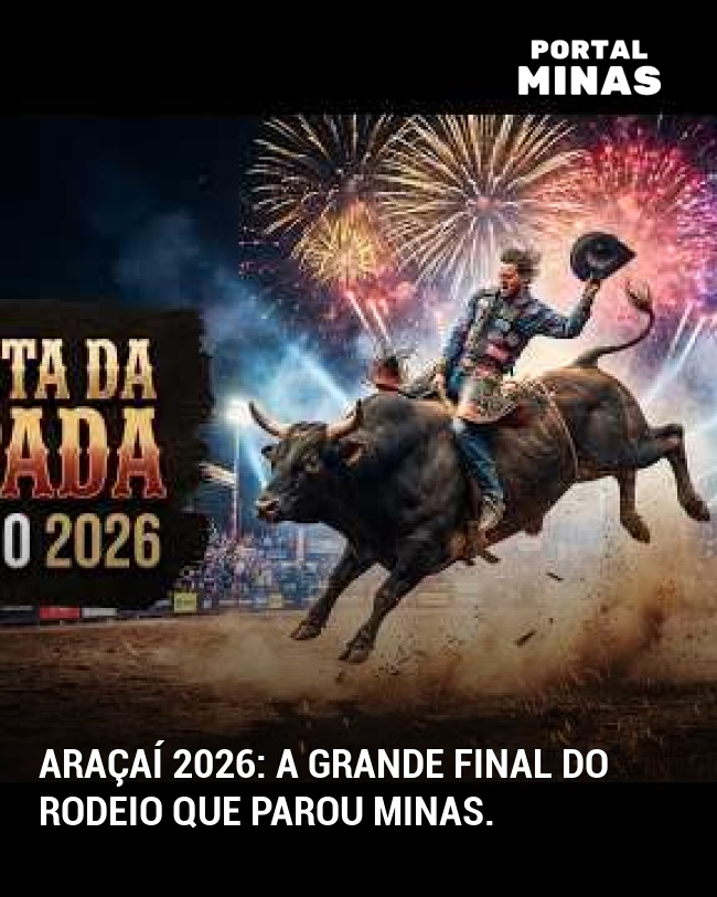 Araçaí 2026: A grande final do rodeio que parou Minas.