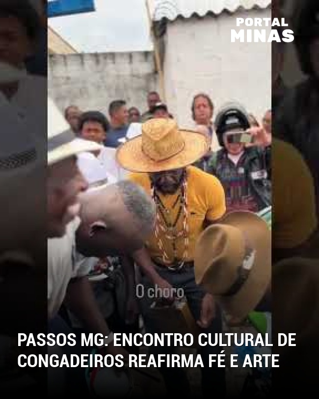 Passos MG: Encontro cultural de congadeiros reafirma fé e arte