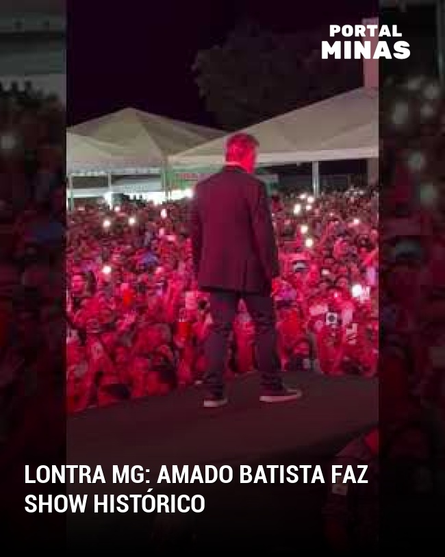 Lontra MG: Amado Batista faz show histórico