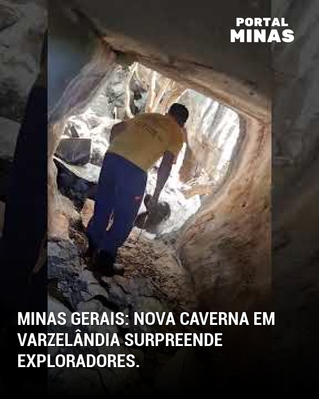 Minas Gerais: Nova caverna em Varzelândia surpreende exploradores.