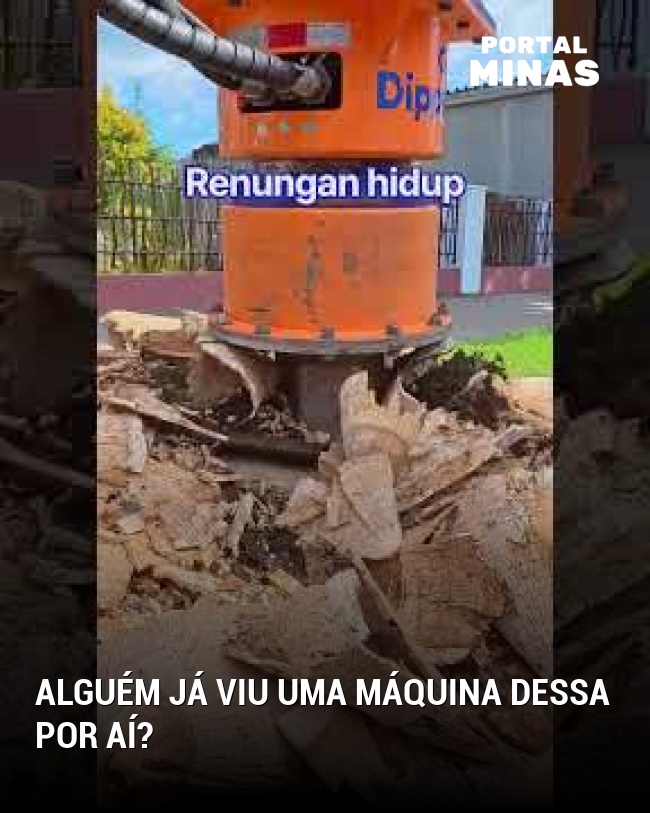 Alguém já viu uma máquina dessa por aí?