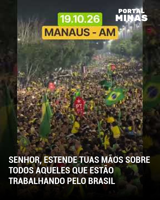 Senhor, estende Tuas mãos sobre todos aqueles que estão trabalhando pelo Brasil
