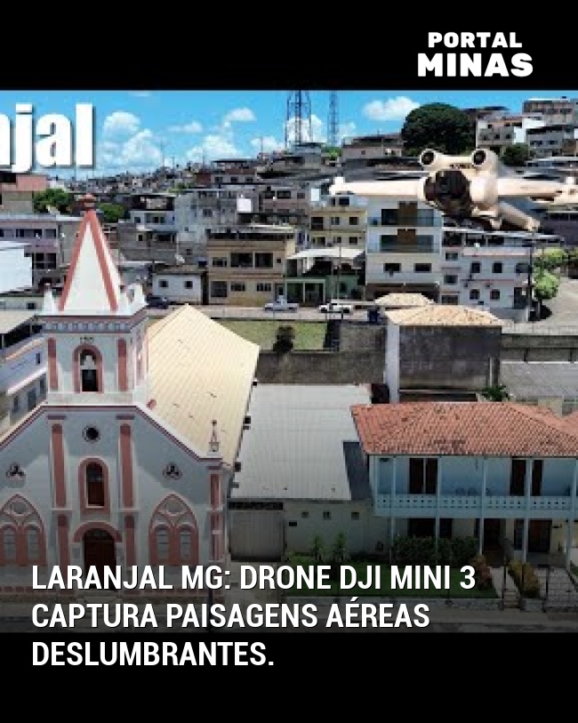 Laranjal MG: Drone DJI Mini 3 captura paisagens aéreas deslumbrantes.