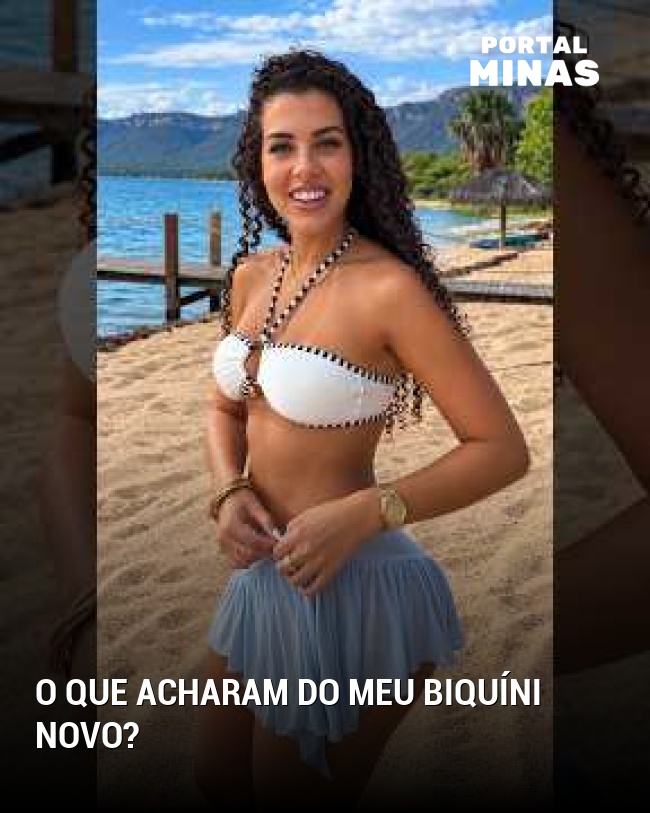 O que acharam do meu biquíni novo?