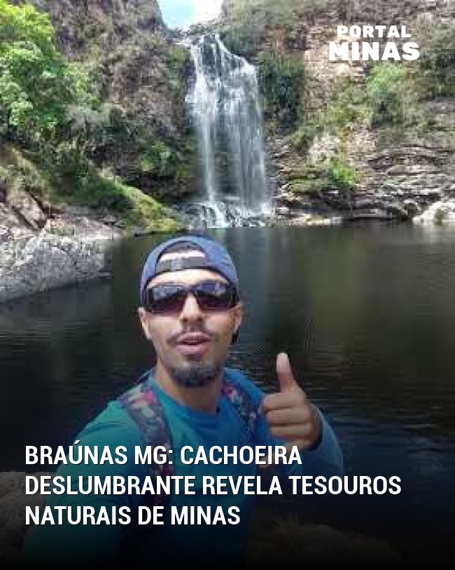 Braúnas MG: Cachoeira deslumbrante revela tesouros naturais de Minas