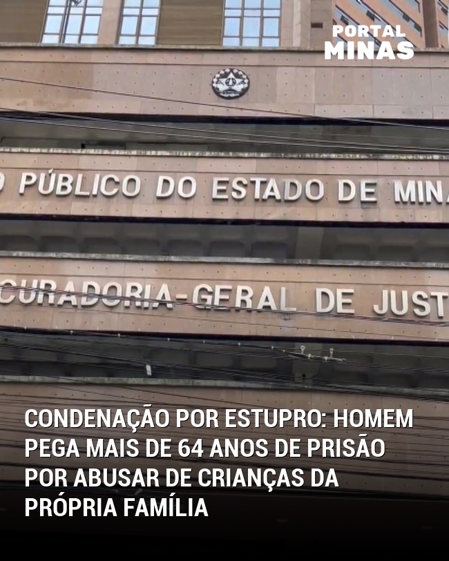 Condenação por estupro: Homem pega mais de 64 anos de prisão por abusar de crianças da própria família