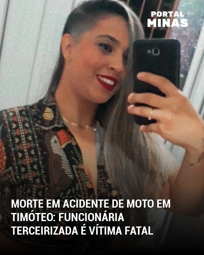 Morte em acidente de moto em Timóteo: Funcionária terceirizada é vítima fatal