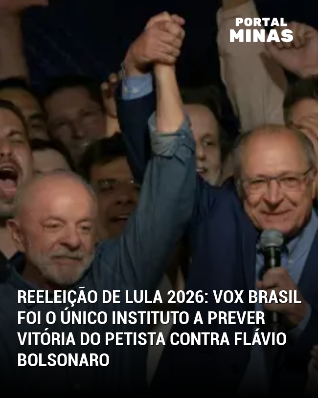 Reeleição de Lula 2026: Vox Brasil foi o único instituto a prever vitória do petista contra Flávio Bolsonaro