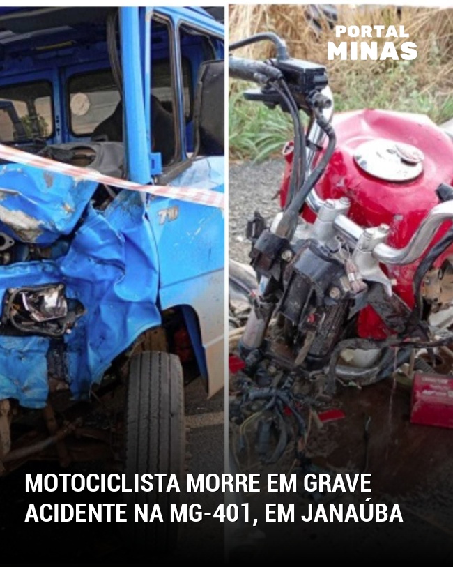 Motociclista Morre em Grave Acidente na MG-401, em Janaúba