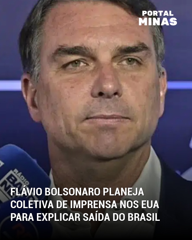 Flávio Bolsonaro planeja coletiva de imprensa nos EUA para explicar saída do Brasil