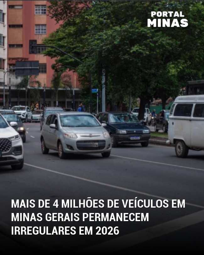 Mais de 4 Milhões de Veículos em Minas Gerais Permanecem Irregulares em 2026