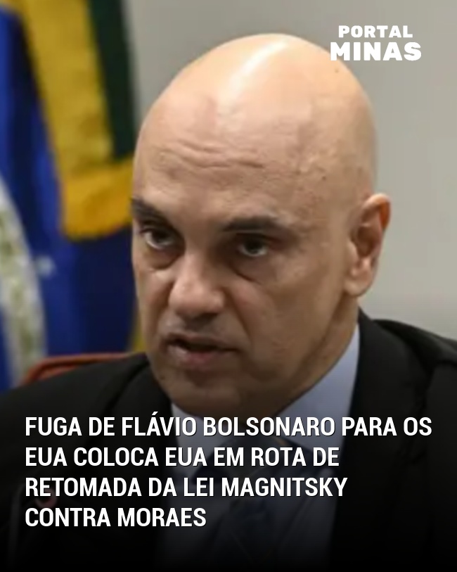 Fuga de Flávio Bolsonaro para os EUA coloca EUA em rota de retomada da Lei Magnitsky contra Moraes