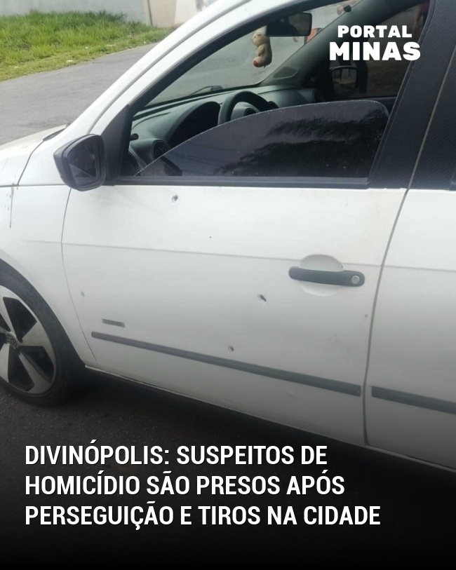 Divinópolis: Suspeitos de homicídio são presos após perseguição e tiros na cidade