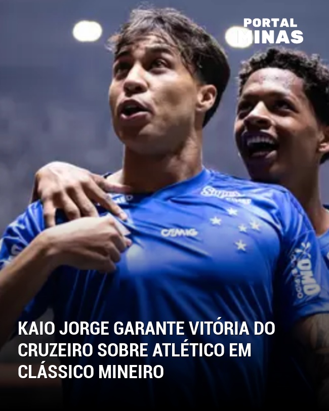 Kaio Jorge garante vitória do Cruzeiro sobre Atlético em clássico mineiro
