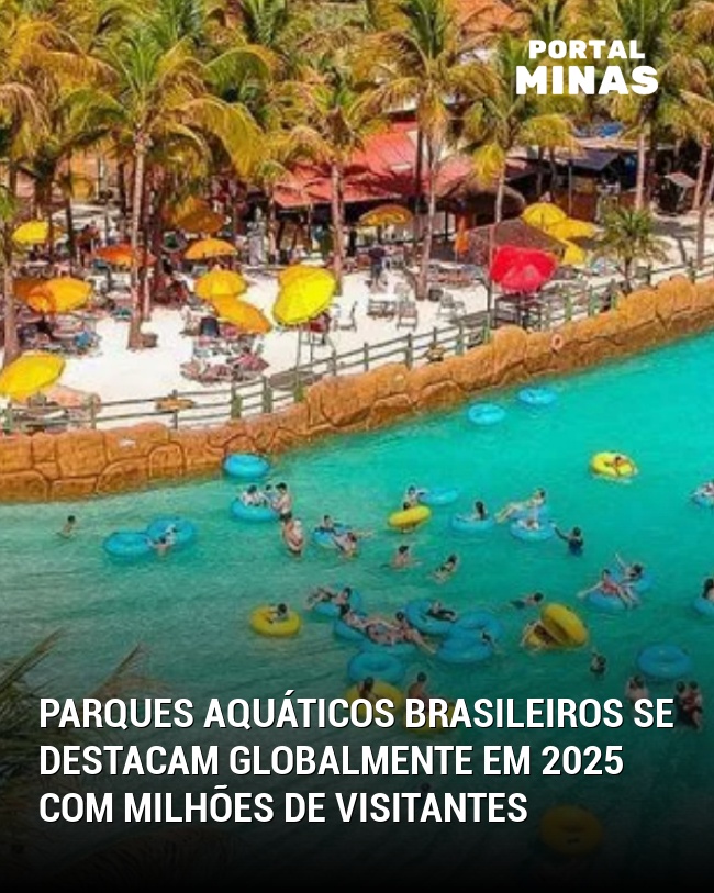 Parques aquáticos brasileiros se destacam globalmente em 2025 com milhões de visitantes