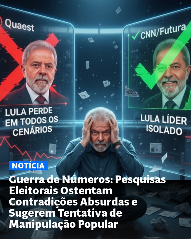 Guerra de Números: Pesquisas Eleitorais Ostentam Contradições Absurdas e Sugerem Tentativa de Manipulação Popular