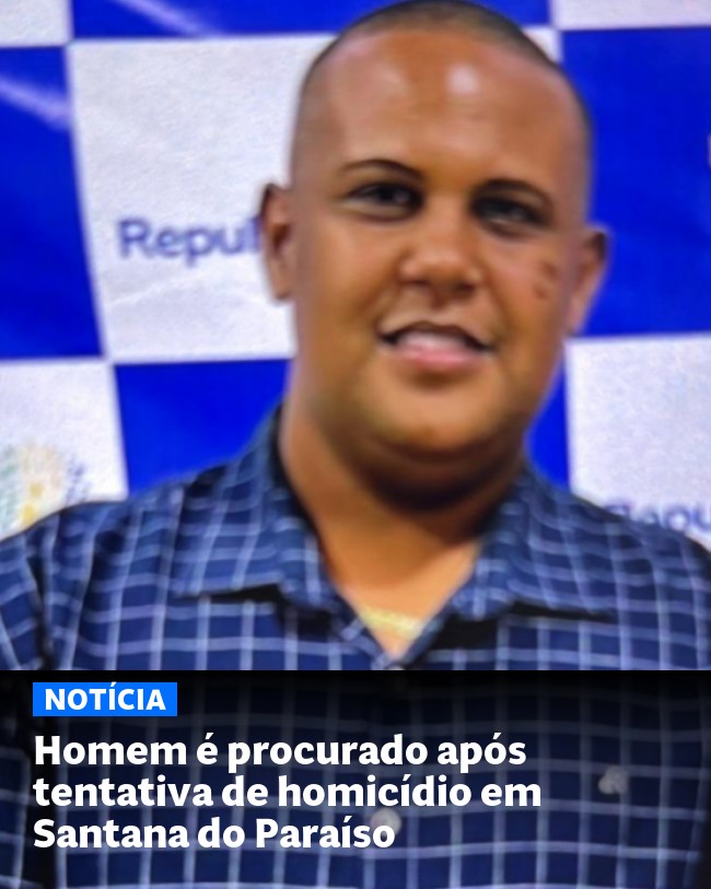 Homem é procurado após tentativa de homicídio em Santana do Paraíso - Post para compartilhamento via WhatsApp