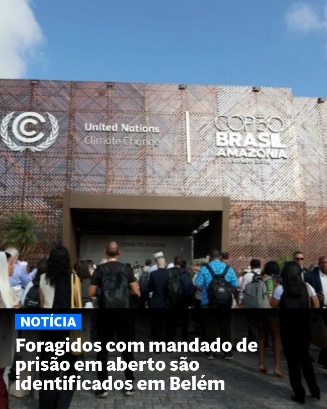 Foragidos com mandado de prisão em aberto são identificados em Belém - Post para compartilhamento via WhatsApp