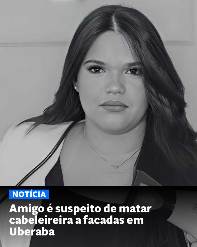 Amigo é suspeito de matar cabeleireira a facadas em Uberaba - Post para compartilhamento via WhatsApp
