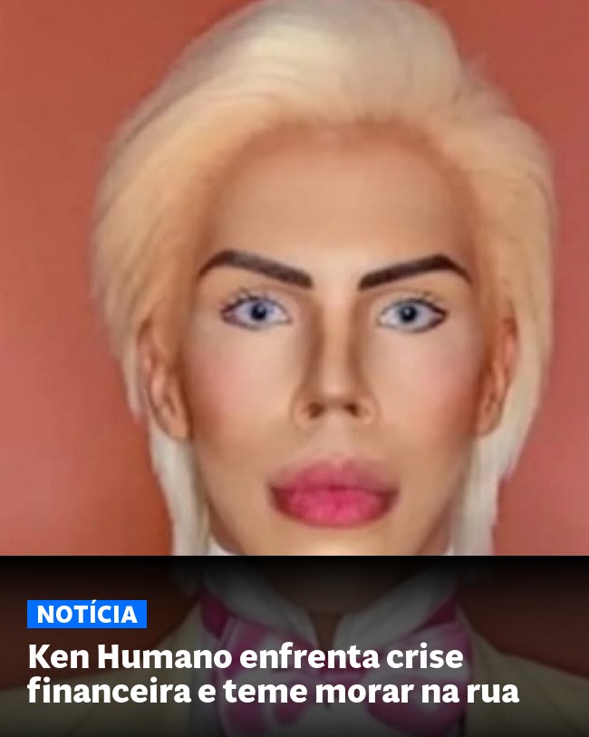 Ken Humano enfrenta crise financeira e teme morar na rua - Post para compartilhamento via WhatsApp