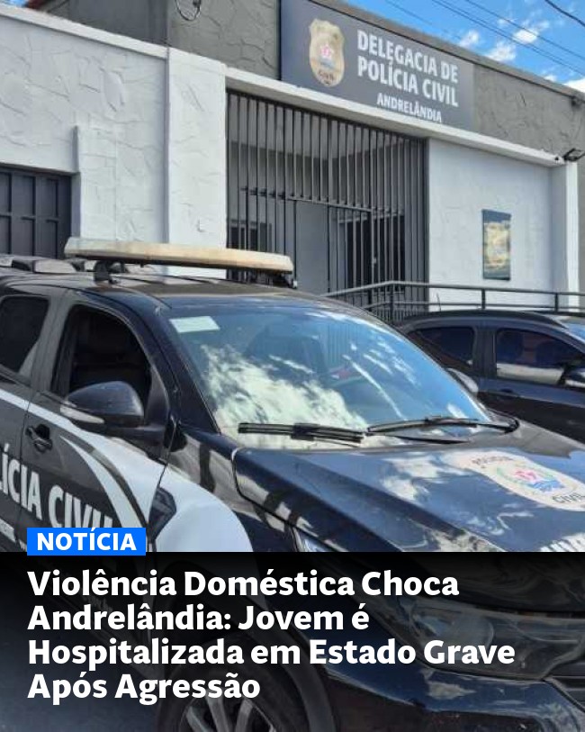 Violência Doméstica Choca Andrelândia: Jovem é Hospitalizada em Estado Grave Após Agressão - Post para compartilhamento via WhatsApp