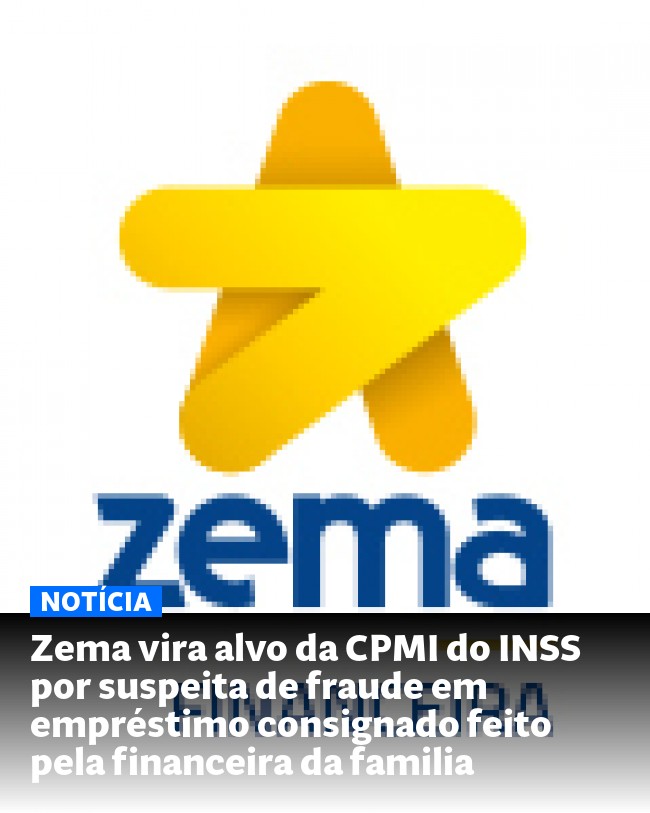 Zema vira alvo da CPMI do INSS por suspeita de fraude em empréstimo consignado feito pela financeira da familia - Post para compartilhamento via WhatsApp