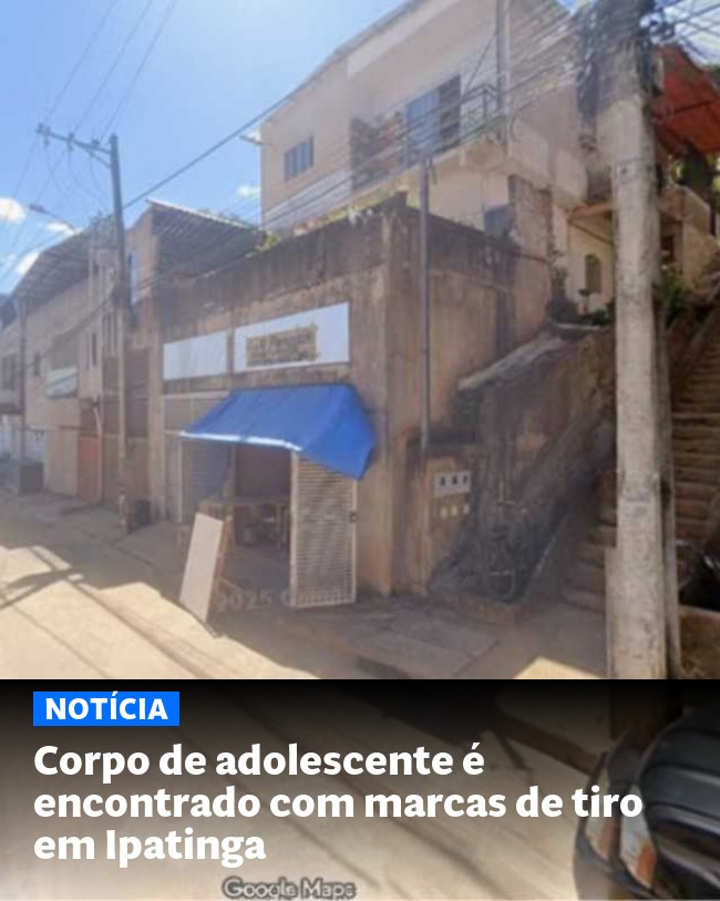 Corpo de adolescente é encontrado com marcas de tiro em Ipatinga - Post para compartilhamento via WhatsApp