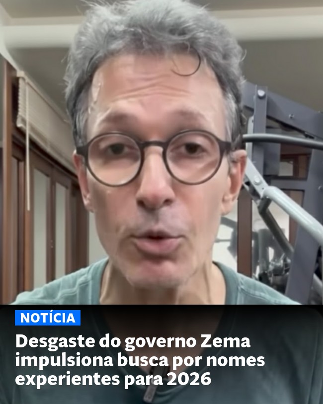 Desgaste do governo Zema impulsiona busca por nomes experientes para 2026 - Post para compartilhamento via WhatsApp